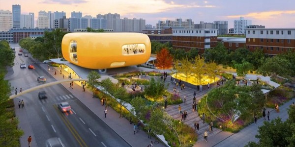 新地標(biāo)！北京“黃氣球”：西城區(qū)城市展覽館