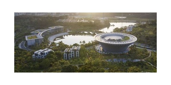 中國移動(dòng)南方基地，形如一朵盛情綻放的荷花 / gmp