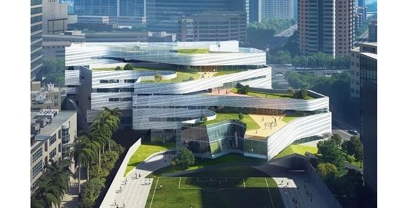 城市里的梯田校園︱深圳翠竹外國(guó)語學(xué)校