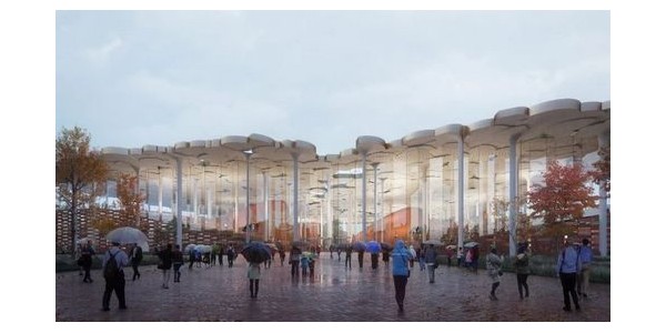 北京新地標“森林書苑”已成型，一睹最新實景圖